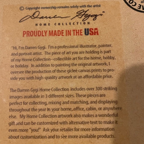 9" SQUARE COLORFUL CANVAS PRINT OF ROOSTER - Picture 3 of 5